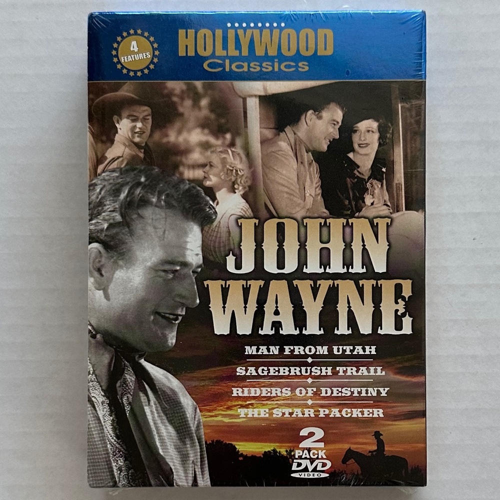 Brand New - John Wayne 2 Pack DVD set - featuring 4 movies